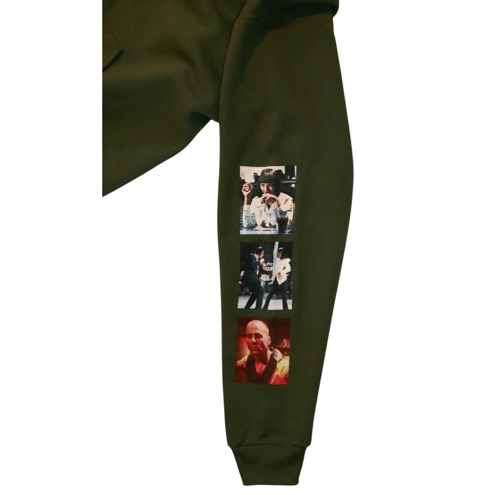 Urban Outfitters Tarantino's Pulp Fiction Puff Print Hoodie Sweatshirt Size M - Picture 10 of 13